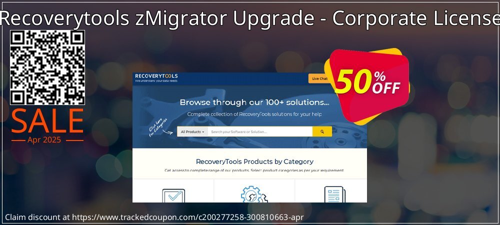 Recoverytools zMigrator Upgrade - Corporate License coupon on Constitution Memorial Day sales