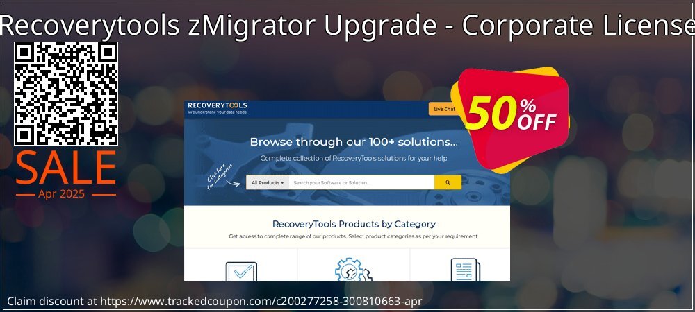 Recoverytools zMigrator Upgrade - Corporate License coupon on Easter Day promotions