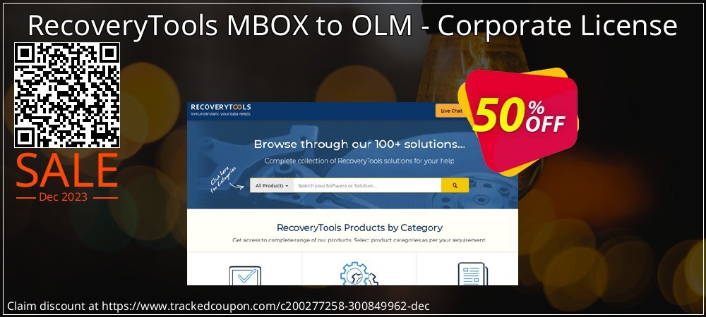 RecoveryTools MBOX to OLM - Corporate License coupon on April Fools' Day offering discount
