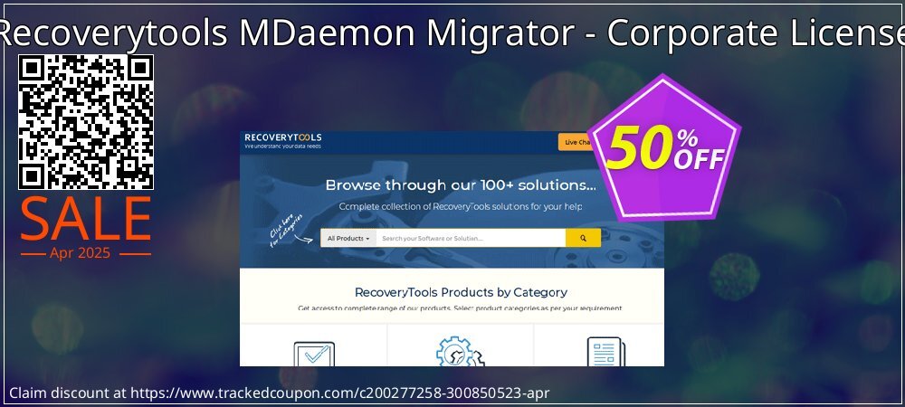 Recoverytools MDaemon Migrator - Corporate License coupon on Easter Day discounts