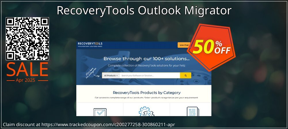 RecoveryTools Outlook Migrator coupon on World Party Day offer