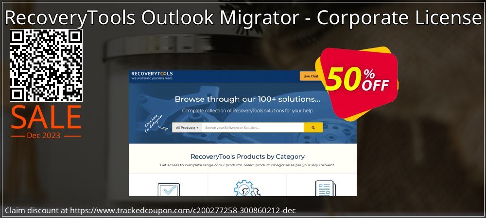 RecoveryTools Outlook Migrator - Corporate License coupon on April Fools' Day discount
