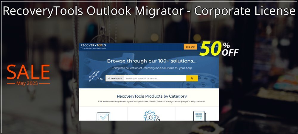 RecoveryTools Outlook Migrator - Corporate License coupon on April Fools' Day discount