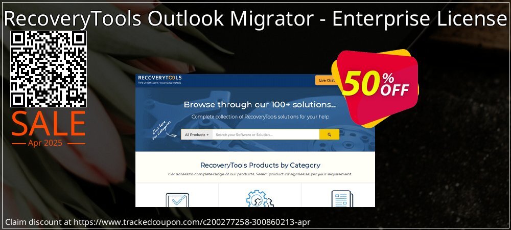 RecoveryTools Outlook Migrator - Enterprise License coupon on Easter Day offering discount