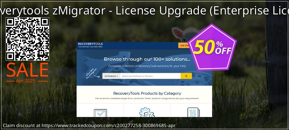 Recoverytools zMigrator - License Upgrade - Enterprise License  coupon on National Walking Day promotions