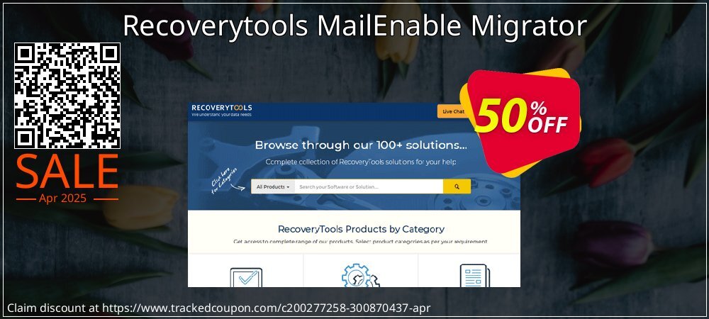 Recoverytools MailEnable Migrator coupon on April Fools' Day offering discount