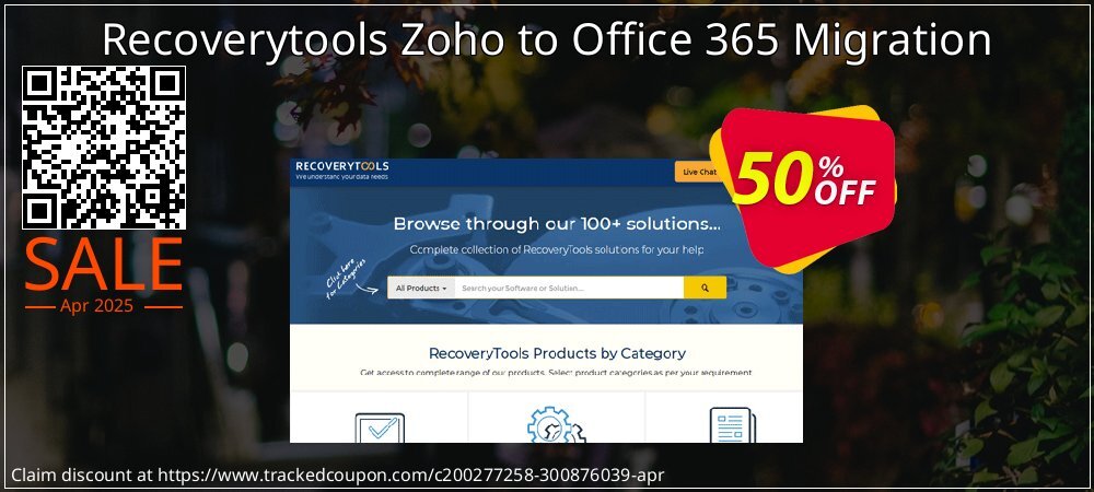 Recoverytools Zoho to Office 365 Migration coupon on World Password Day sales