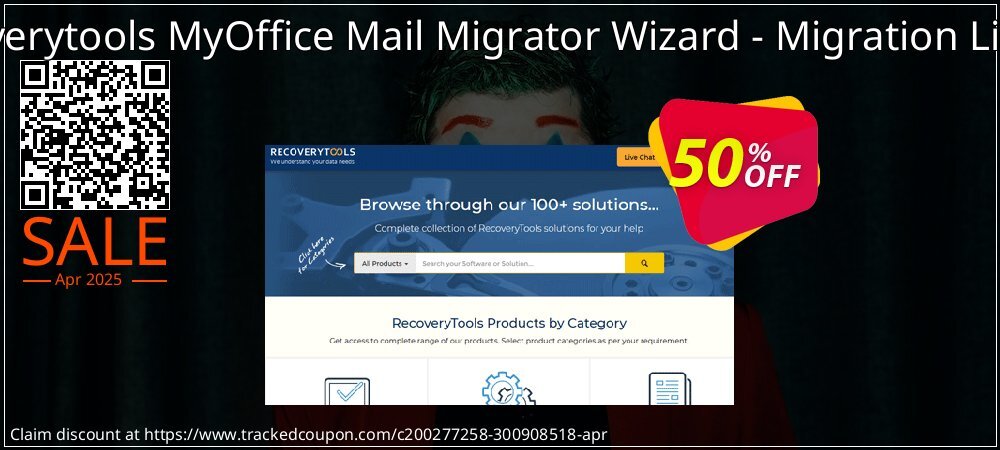 Recoverytools MyOffice Mail Migrator Wizard - Migration License coupon on Constitution Memorial Day discounts