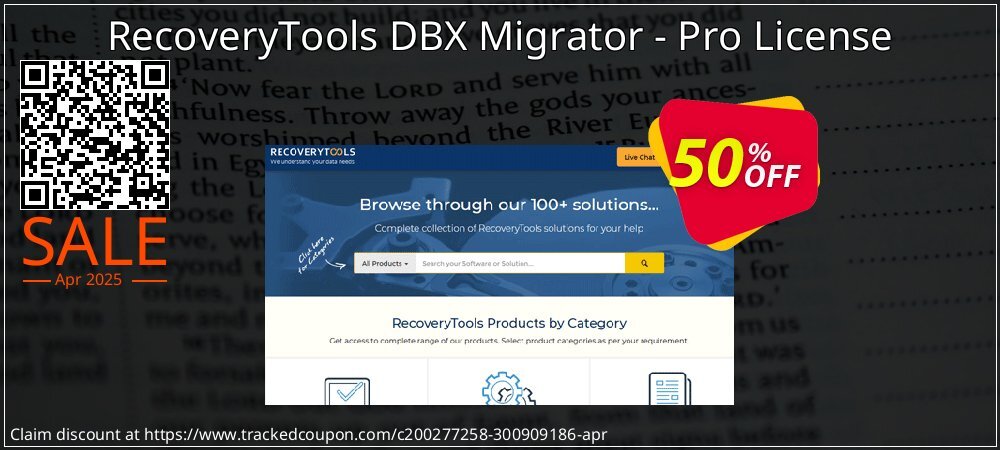 RecoveryTools DBX Migrator - Pro License coupon on National Loyalty Day sales