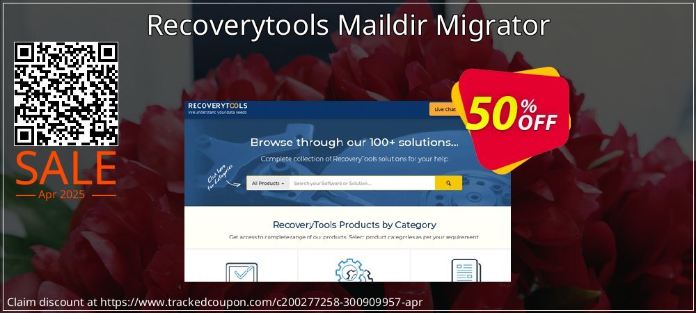 Recoverytools Maildir Migrator coupon on April Fools' Day offering sales