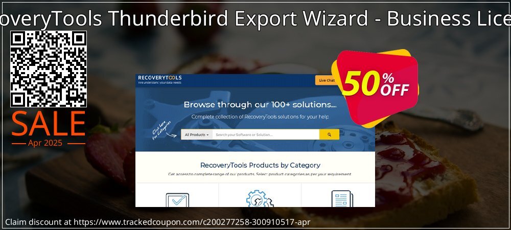 RecoveryTools Thunderbird Export Wizard - Business License coupon on Working Day promotions