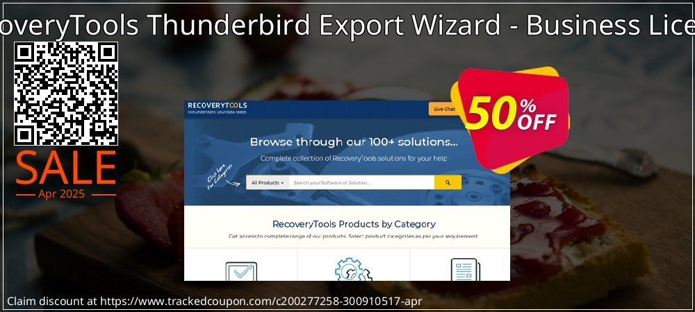 RecoveryTools Thunderbird Export Wizard - Business License coupon on April Fools' Day discounts