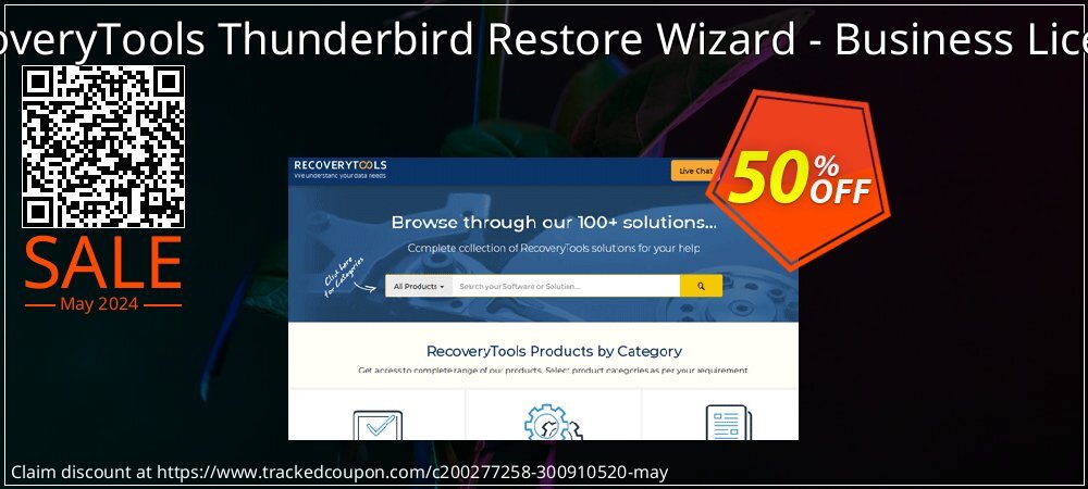 RecoveryTools Thunderbird Restore Wizard - Business License coupon on National Walking Day deals