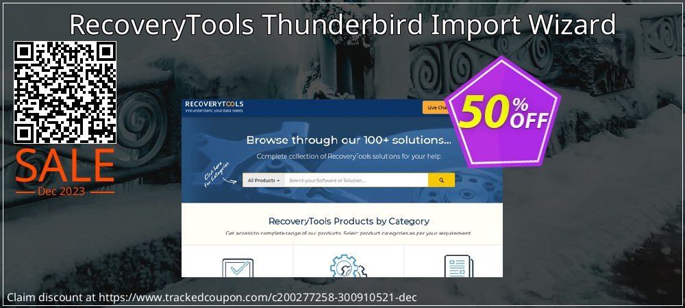 RecoveryTools Thunderbird Import Wizard coupon on World Party Day offer