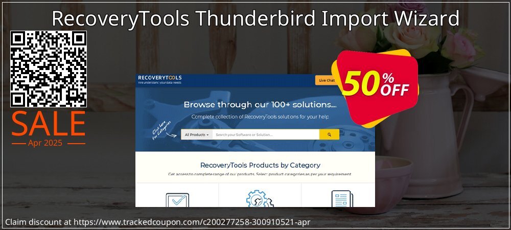 RecoveryTools Thunderbird Import Wizard coupon on World Party Day offer