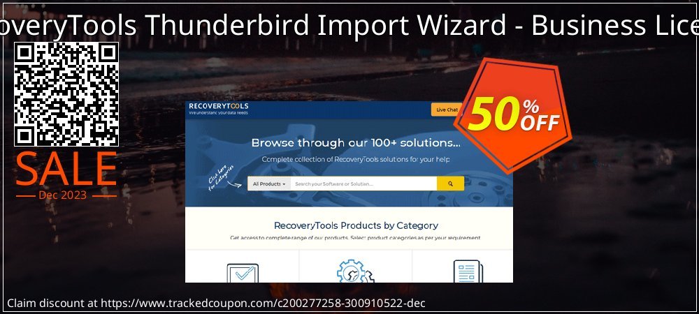 RecoveryTools Thunderbird Import Wizard - Business License coupon on Working Day offering discount