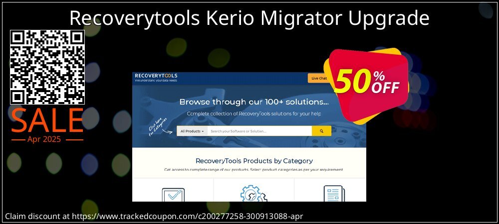 Recoverytools Kerio Migrator Upgrade coupon on Easter Day offering discount