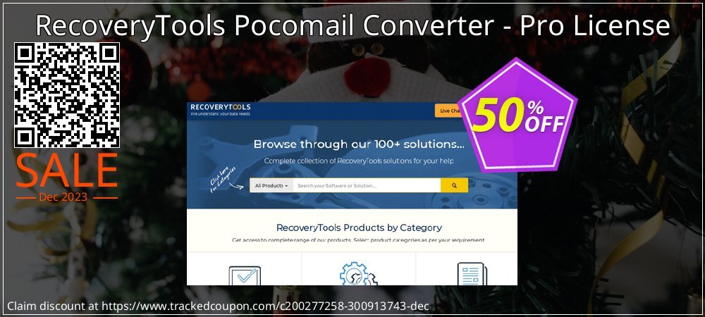 RecoveryTools Pocomail Converter - Pro License coupon on Virtual Vacation Day deals
