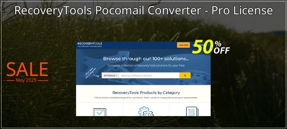 RecoveryTools Pocomail Converter - Pro License coupon on Virtual Vacation Day deals