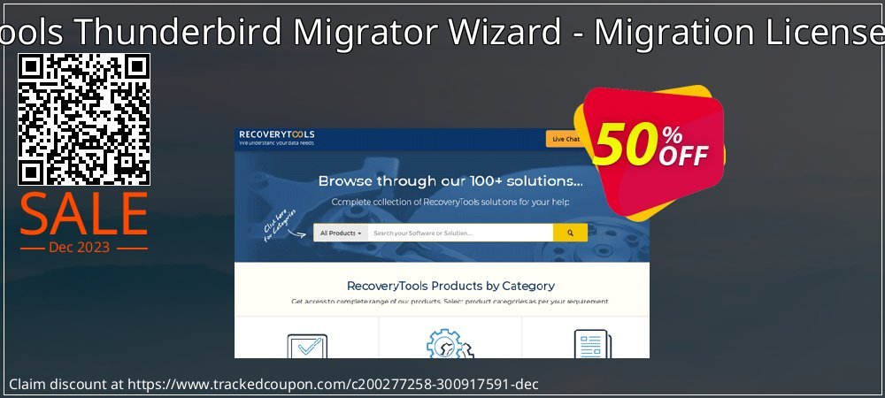 Recoverytools Thunderbird Migrator Wizard - Migration License -Upgrade coupon on World Party Day discounts