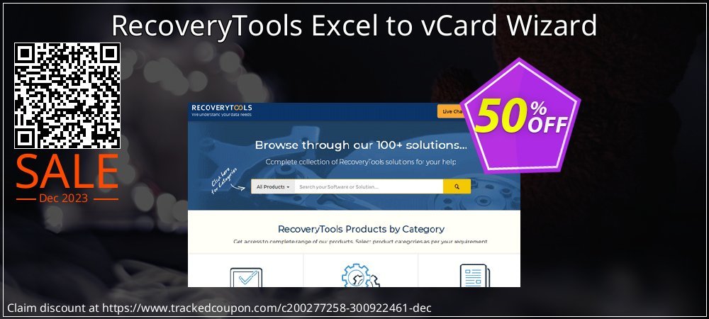 RecoveryTools Excel to vCard Wizard coupon on World Party Day promotions