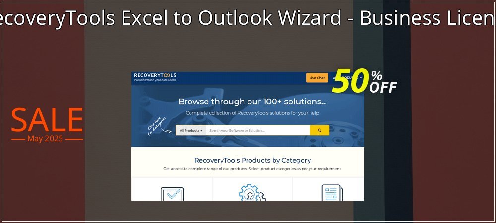 RecoveryTools Excel to Outlook Wizard - Business License coupon on World Password Day discount