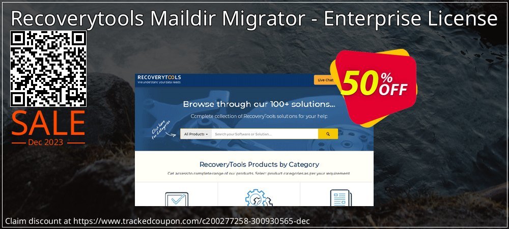 Recoverytools Maildir Migrator - Enterprise License coupon on National Walking Day discount