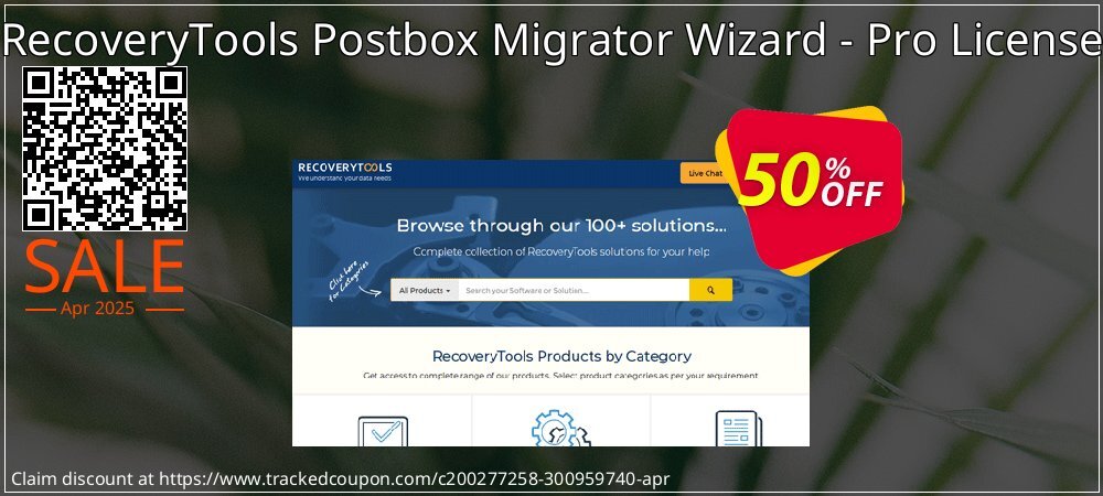 RecoveryTools Postbox Migrator Wizard - Pro License coupon on Mother Day deals