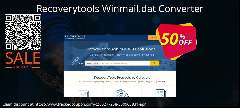 Recoverytools Winmail.dat Converter coupon on World Party Day offering sales