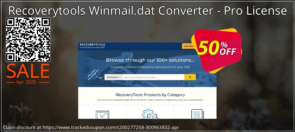 Recoverytools Winmail.dat Converter - Pro License coupon on Working Day discounts