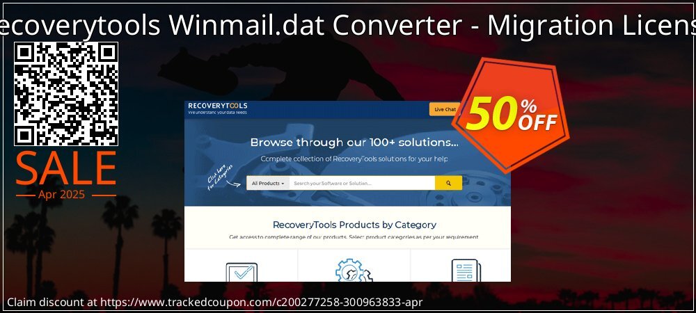 Recoverytools Winmail.dat Converter - Migration License coupon on Easter Day discounts