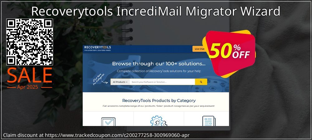 Recoverytools IncrediMail Migrator Wizard coupon on World Backup Day offering discount