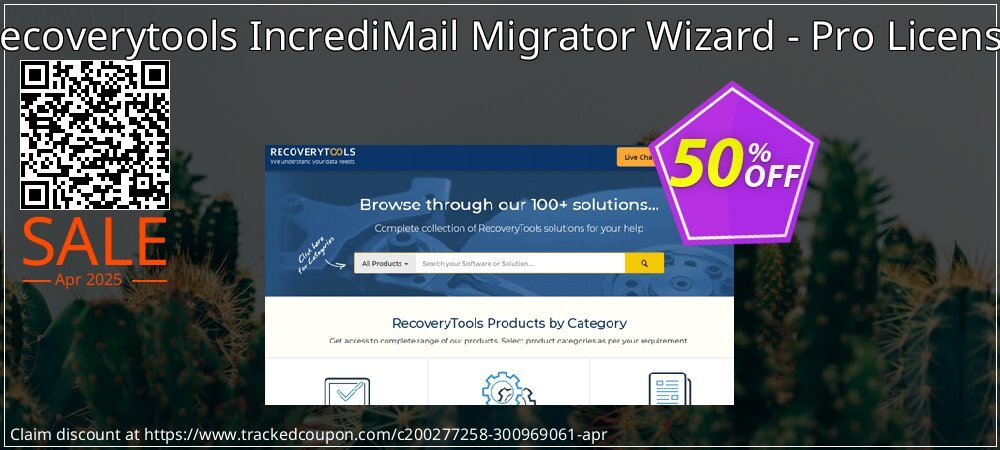 Recoverytools IncrediMail Migrator Wizard - Pro License coupon on World Party Day super sale