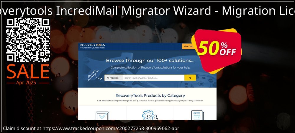 Recoverytools IncrediMail Migrator Wizard - Migration License coupon on Working Day promotions