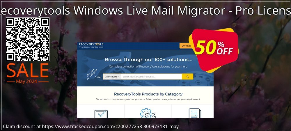 Recoverytools Windows Live Mail Migrator - Pro License coupon on World Party Day offering discount