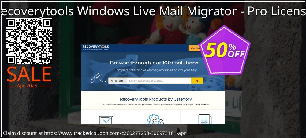 Recoverytools Windows Live Mail Migrator - Pro License coupon on World Party Day offering discount