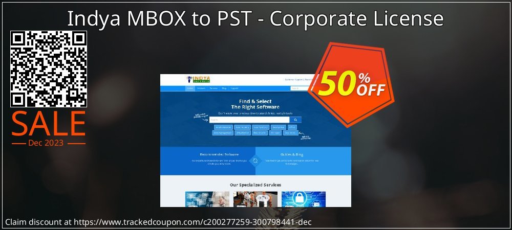 Indya MBOX to PST - Corporate License coupon on National Loyalty Day deals