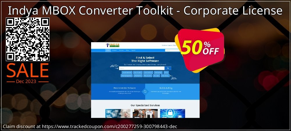 Indya MBOX Converter Toolkit - Corporate License coupon on Easter Day offer