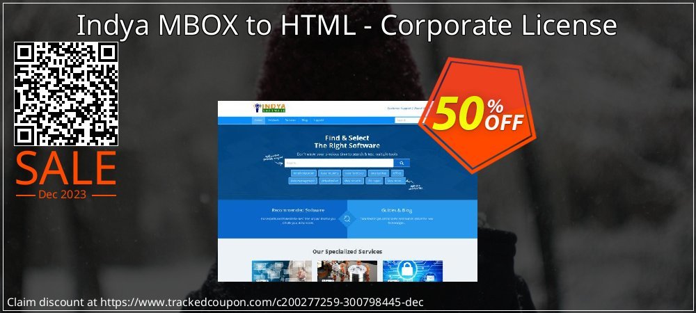 Indya MBOX to HTML - Corporate License coupon on National Walking Day offering discount