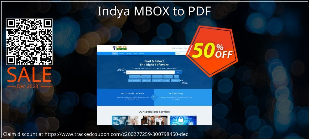 Indya MBOX to PDF coupon on National Walking Day sales