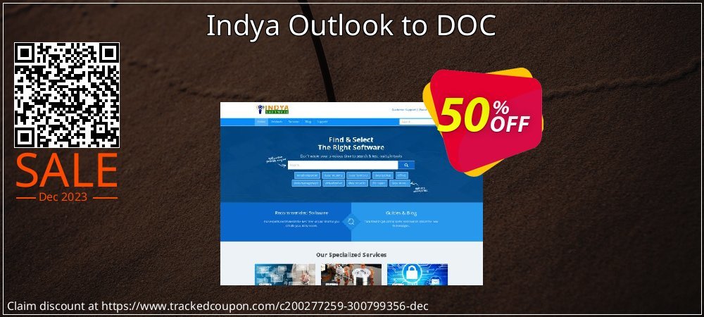 Indya Outlook to DOC coupon on World Party Day super sale