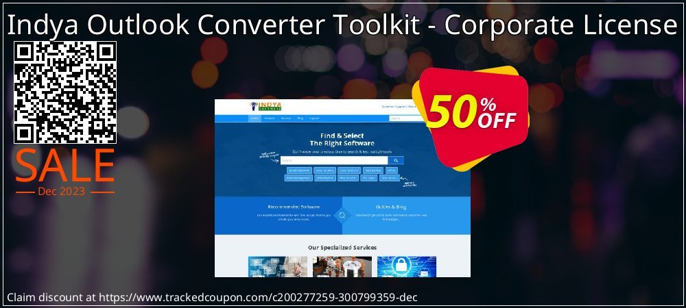 Indya Outlook Converter Toolkit - Corporate License coupon on Tell a Lie Day sales