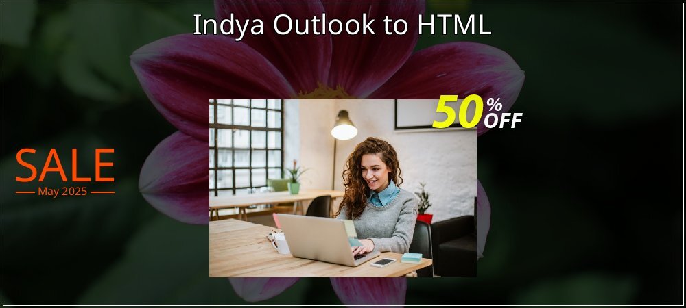 Indya Outlook to HTML coupon on Easter Day offering discount