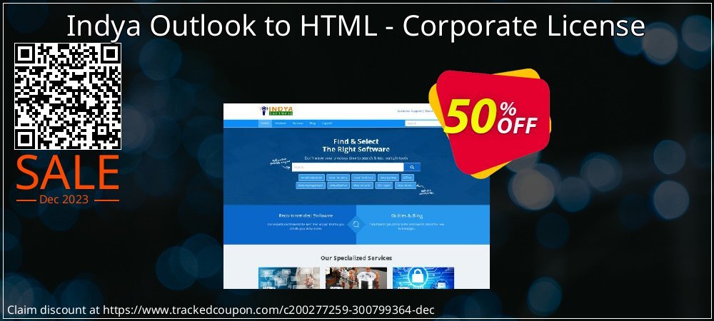 Indya Outlook to HTML - Corporate License coupon on Tell a Lie Day offering sales