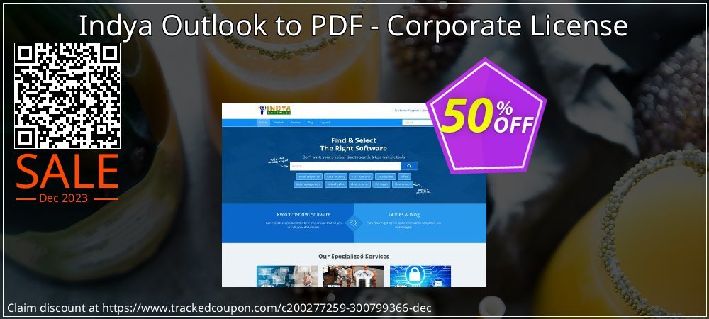 Indya Outlook to PDF - Corporate License coupon on World Party Day discounts