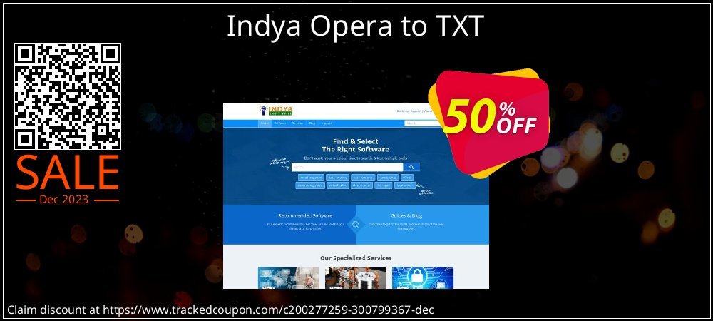 Indya Opera to TXT coupon on April Fools' Day promotions