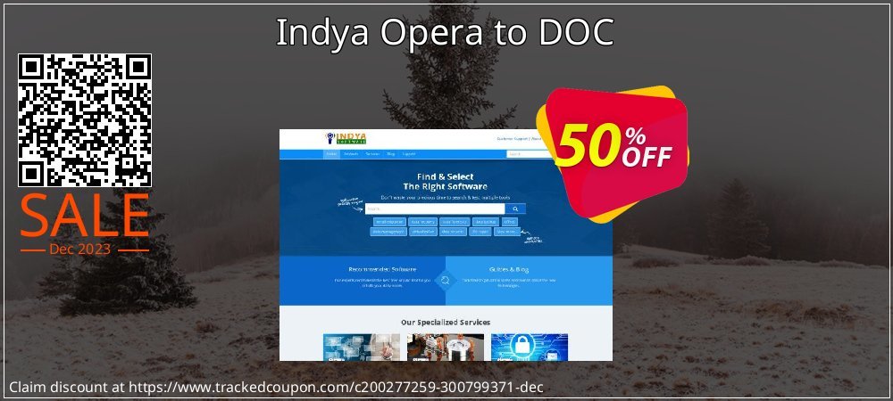 Indya Opera to DOC coupon on World Party Day discount