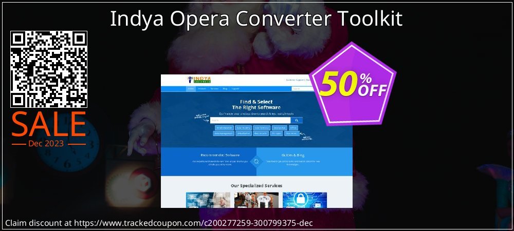 Indya Opera Converter Toolkit coupon on National Walking Day discounts