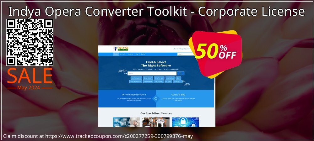 Indya Opera Converter Toolkit - Corporate License coupon on National Loyalty Day sales
