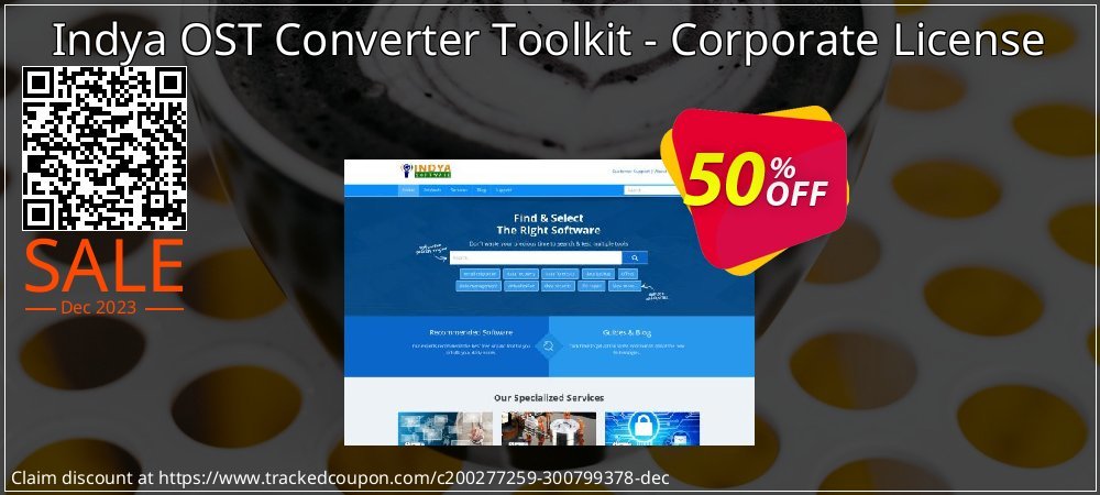 Indya OST Converter Toolkit - Corporate License coupon on Virtual Vacation Day sales